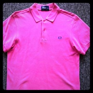 Pink Fred Perry
